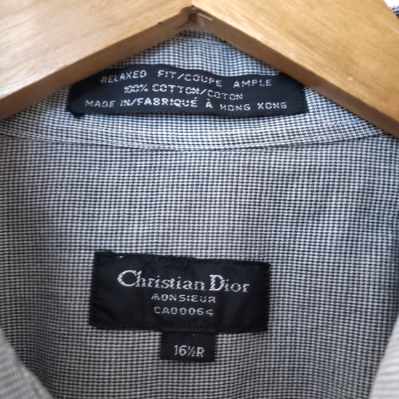 Christian Dior - Men's dress shirt / button-down - Size 16.5 - Picture 2 of 5